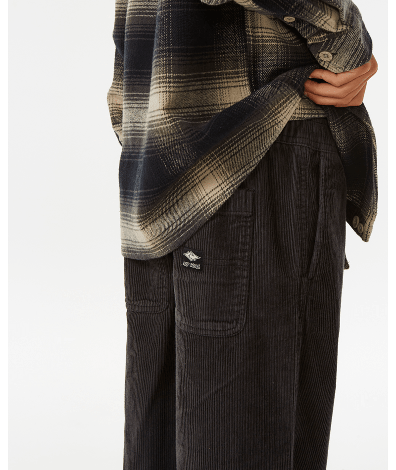 Rip Curl Surf Cord Pant - Boys in WASHED BLACK