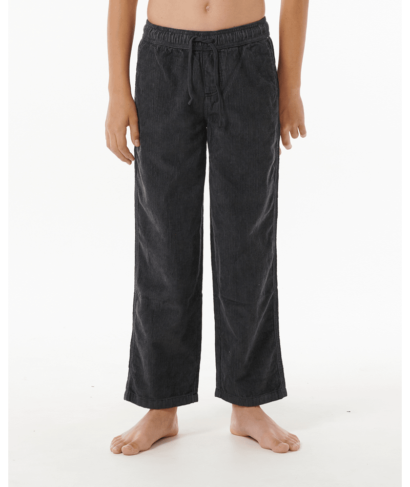 Rip Curl Surf Cord Pant - Boys in WASHED BLACK