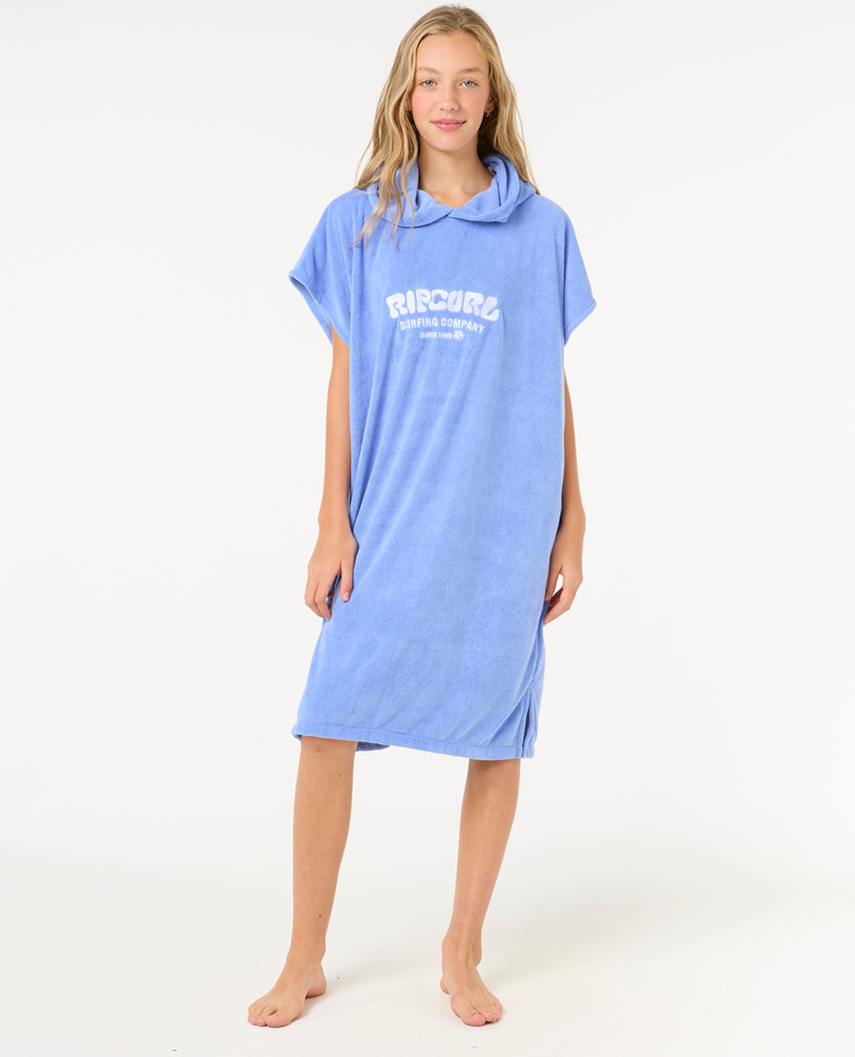 Rip Curl Classic Surf Hooded Towel-Girl in BLUE