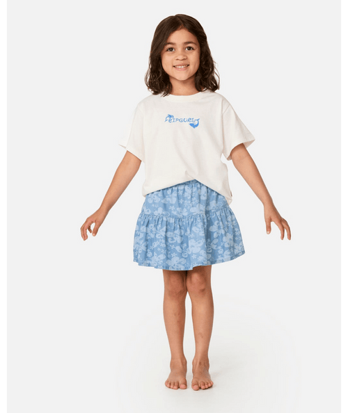 Rip Curl Magic Coast Skirt - Girl in Light Blue