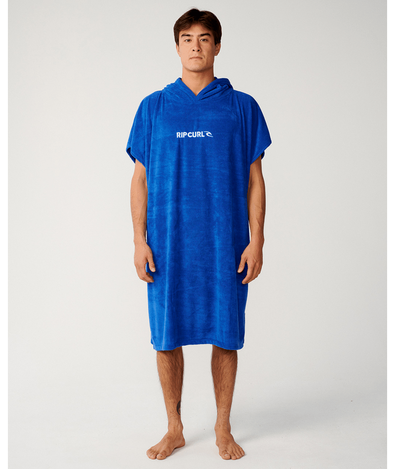 Rip Curl Brand Hooded Towel in ELECTRIC COBALT