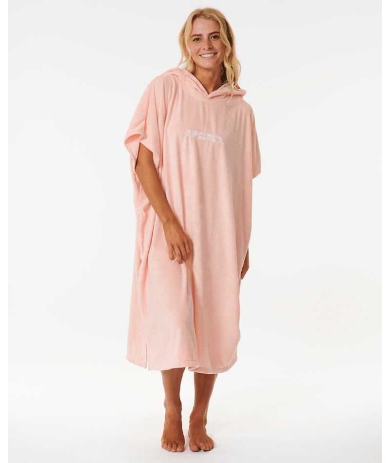 Rip Curl Classic Surf Hooded Towel in PEACH