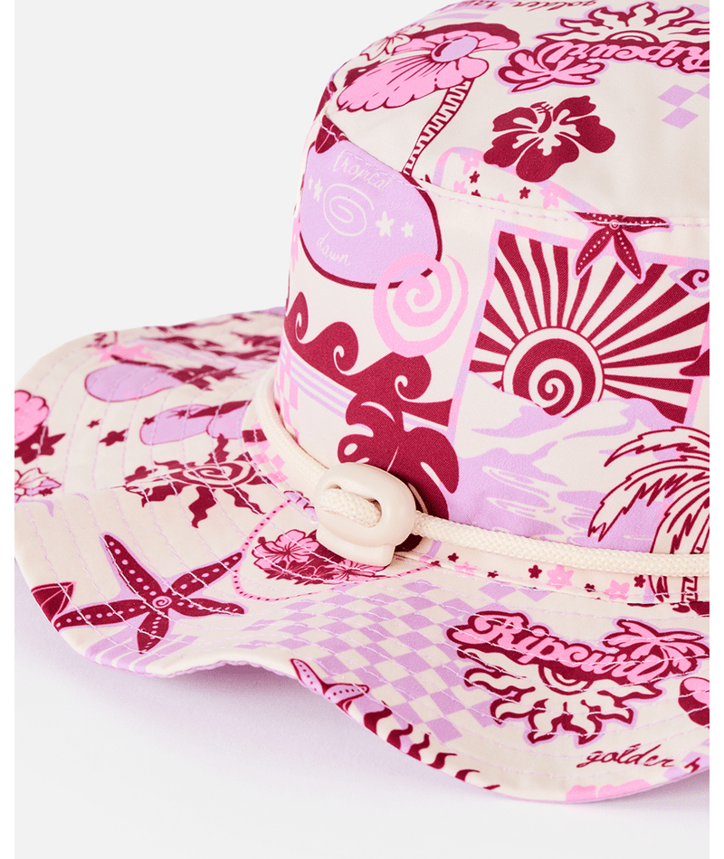 Rip Curl Mixed Revo Upf Bucket-Girl in BRIGHT LILAC