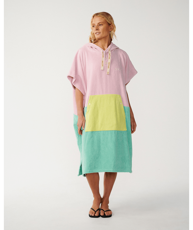 Rip Curl Premium Surf Hooded Towel in LIGHT LILAC