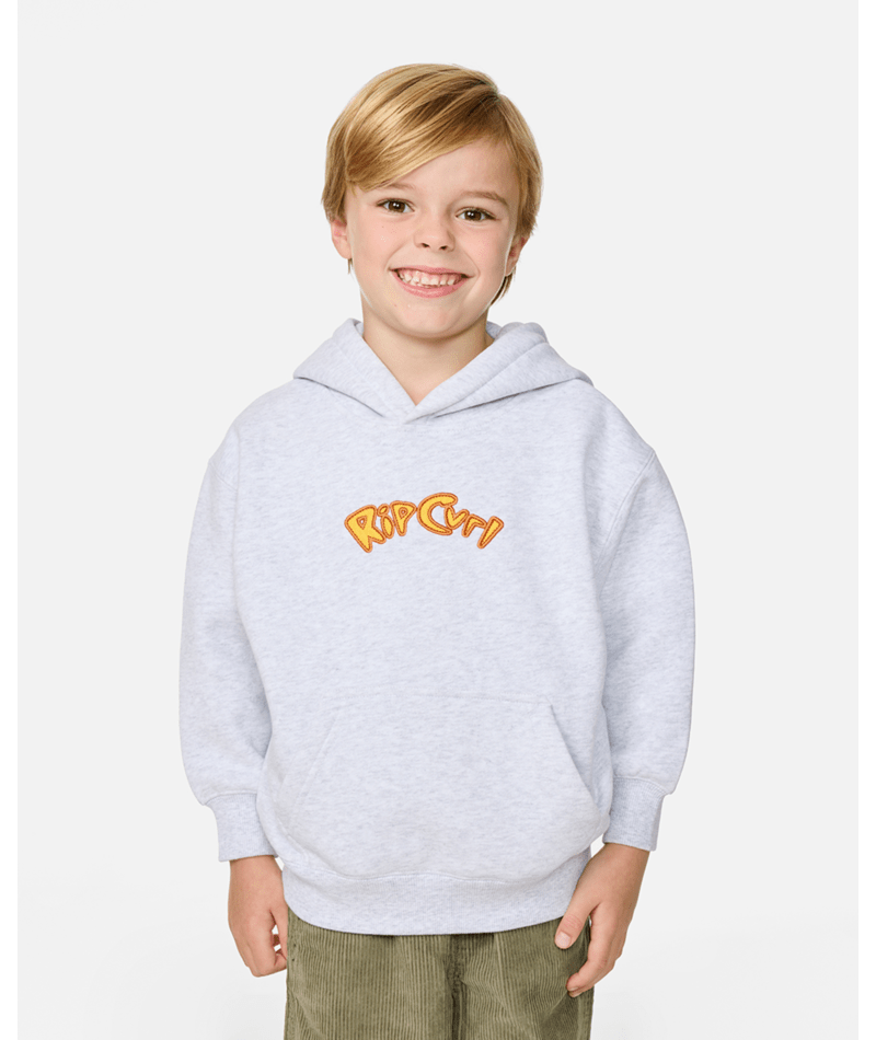 Rip Curl Ride The Wave Hood - Boy in LIGHT GREY HEATHER