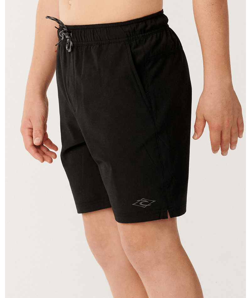 Rip Curl Boardwalk Phase Volley-Boy in BLACK
