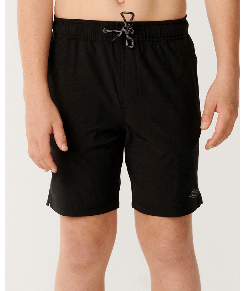 Rip Curl Boardwalk Phase Volley-Boy in BLACK