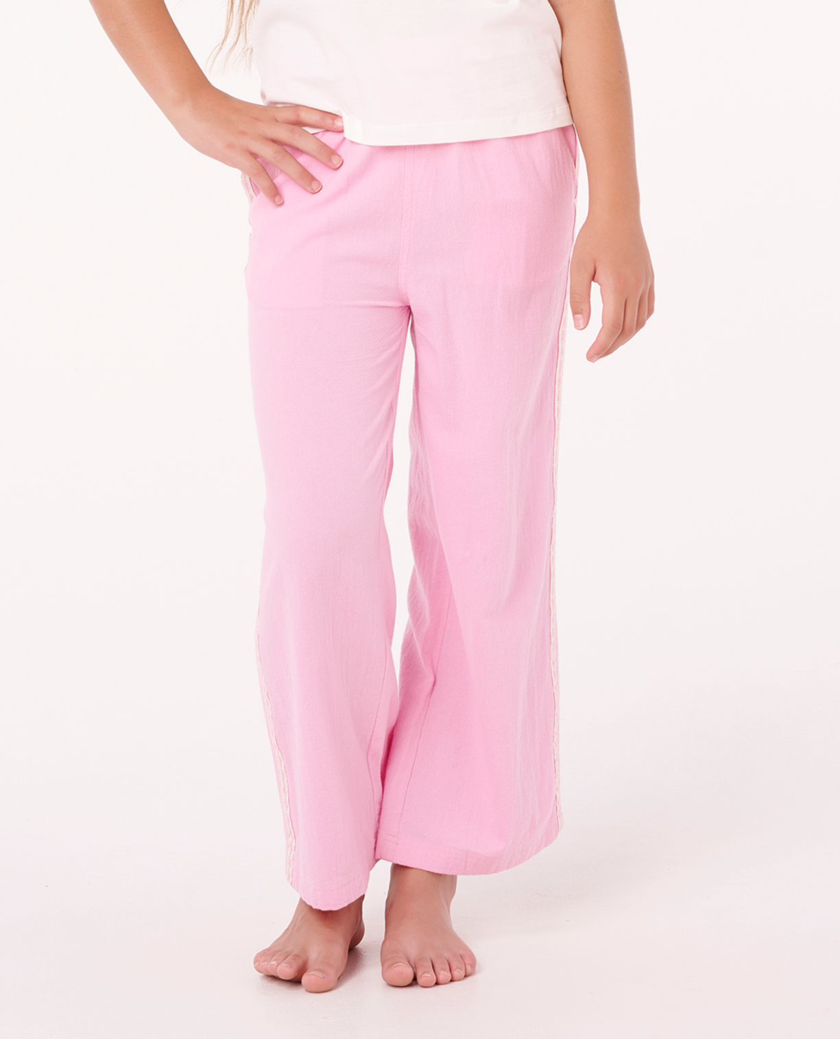 Rip Curl Surf Luxe Summer Pant - Girl in BRIGHT PINK