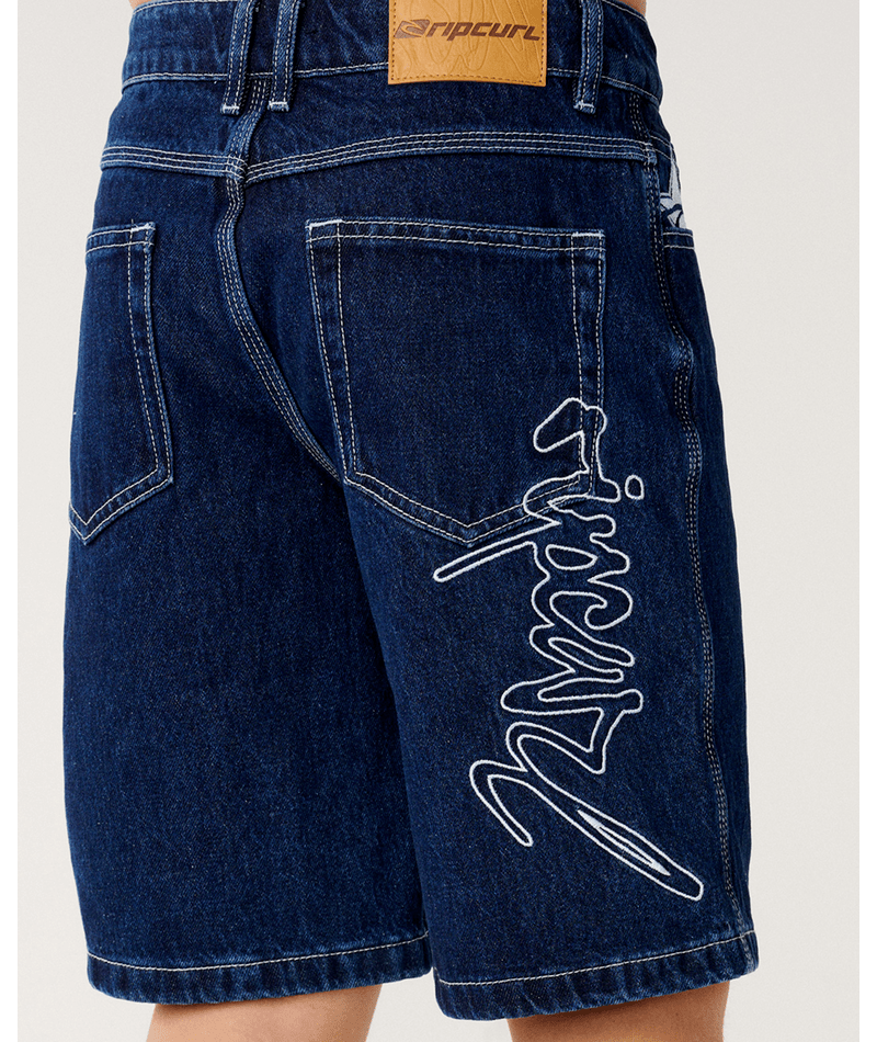 Rip Curl Medina Script Walkshort-Boy in True Indigo