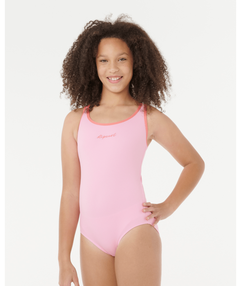 Rip Curl Premium Rib One Piece - Girl in WATERMELON