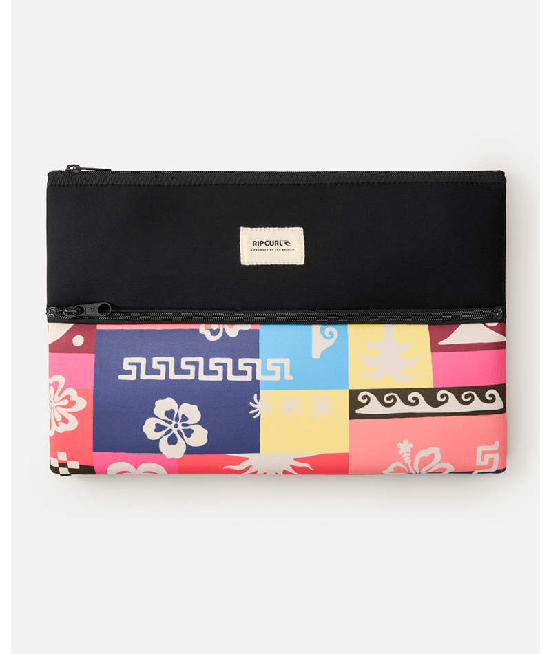 Rip Curl Xl Pencil Case Variety in BLACK/MULTI/PINK