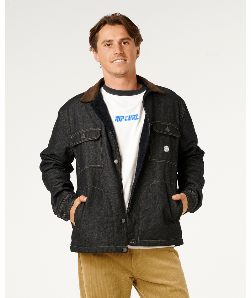 Rip Curl Premium Surf Sherpa Jkt in BLACK