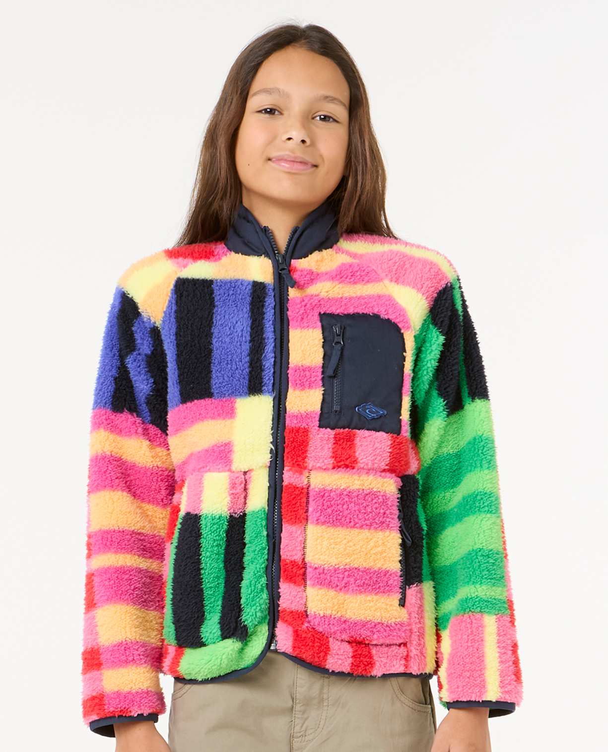 Rip Curl Las Dalias Polar Fleece-Girl in MULTI