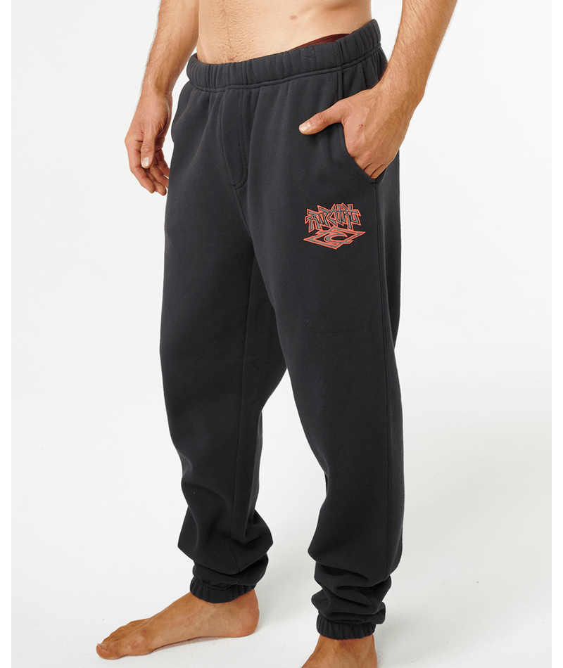 Rip Curl Liquid Trips Trackpant in WASHED BLACK