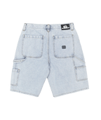 Billabong Mens Bad Dog Workwear Denim Shorts in Washed Indigo