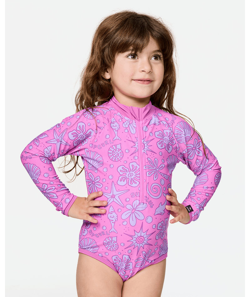 Rip Curl Sun Sesh Polar Fleece - Girl in WILD BERRY