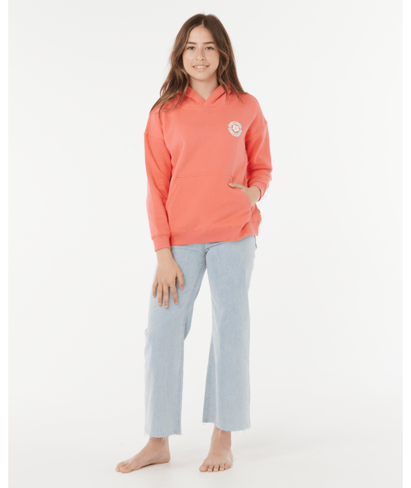 Rip Curl Luxe Surf Hood-Girl in WATERMELON