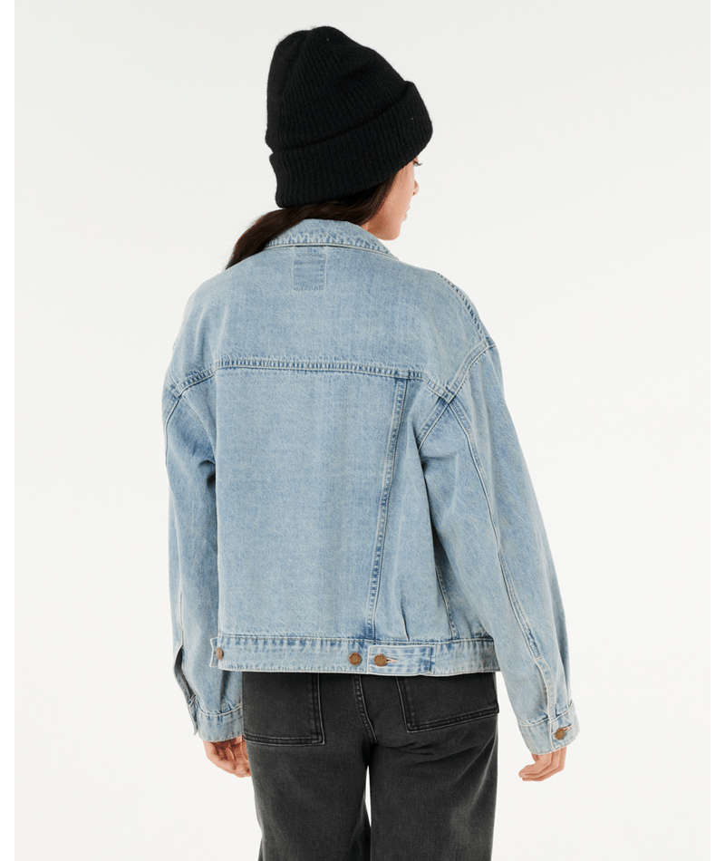 Rip Curl Cruisin Denim Jacket in VINTAGE BLUE