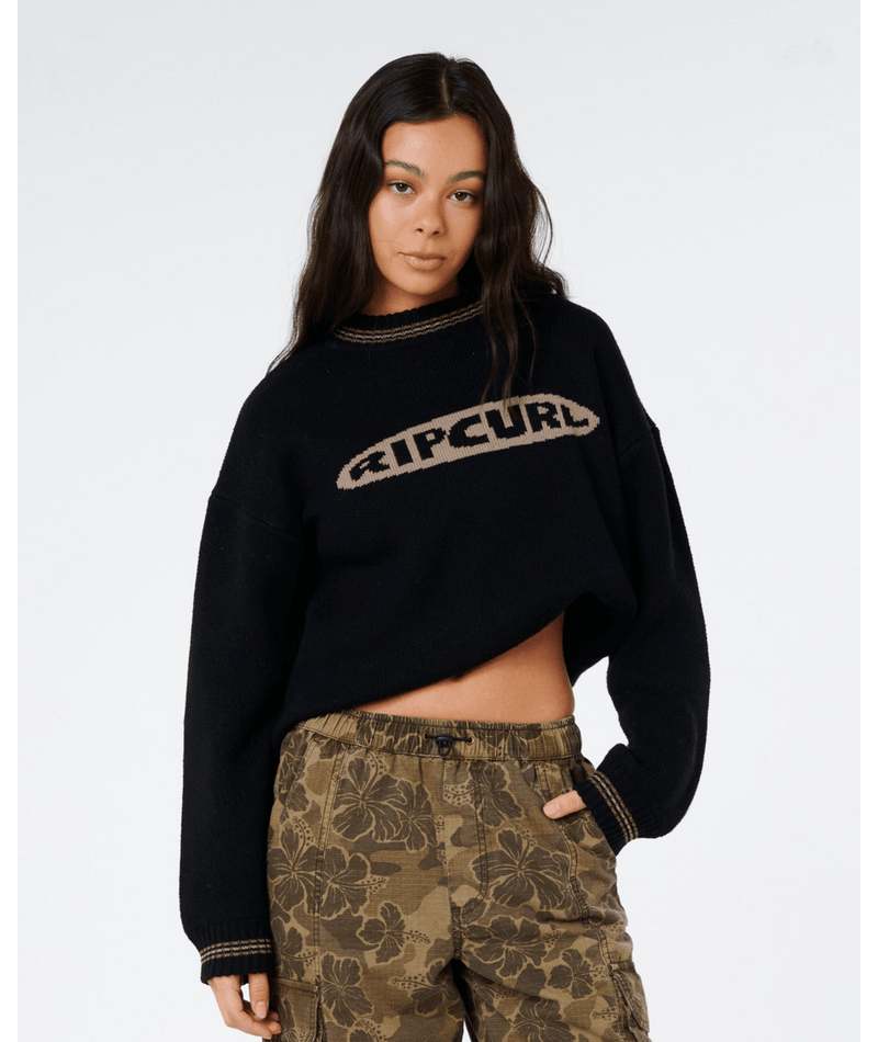 Rip Curl Half Moon Bay Sweater in BLACK