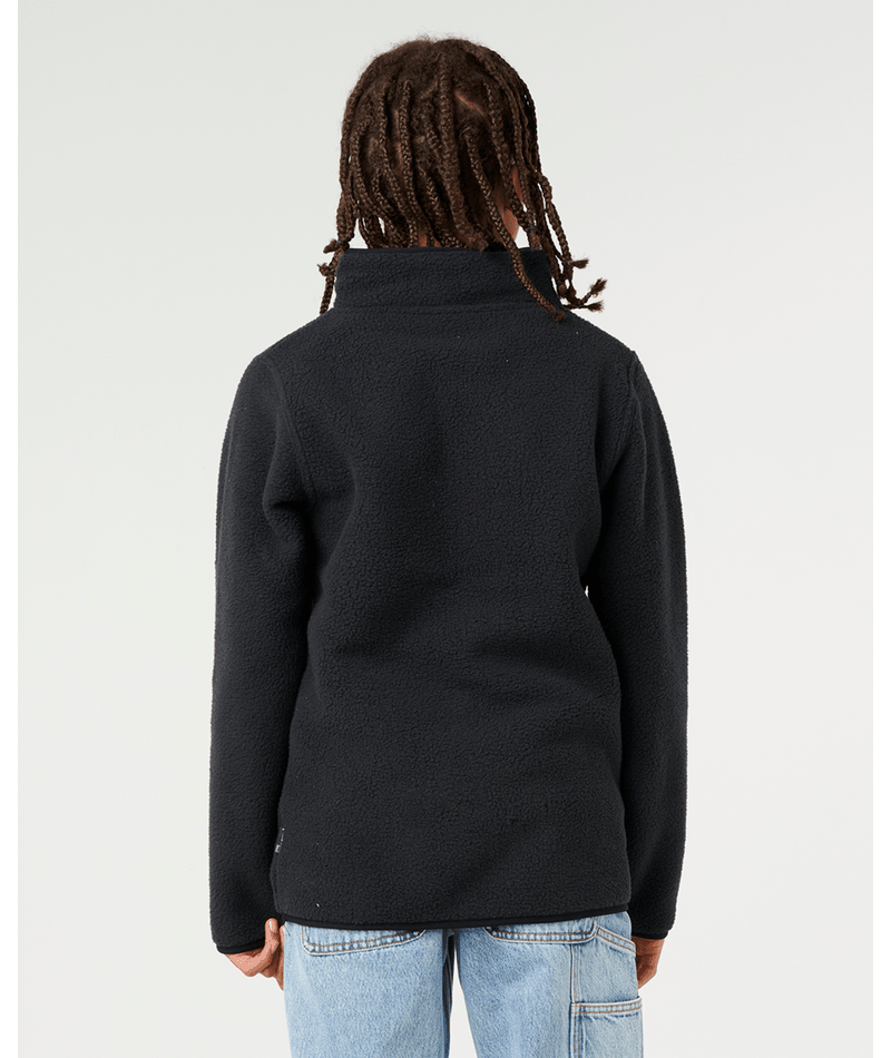 Rip Curl Bells Polar Fleece-Boy in BLACK
