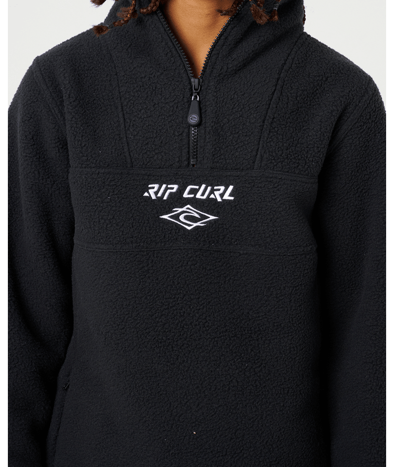 Rip Curl Bells Polar Fleece-Boy in BLACK