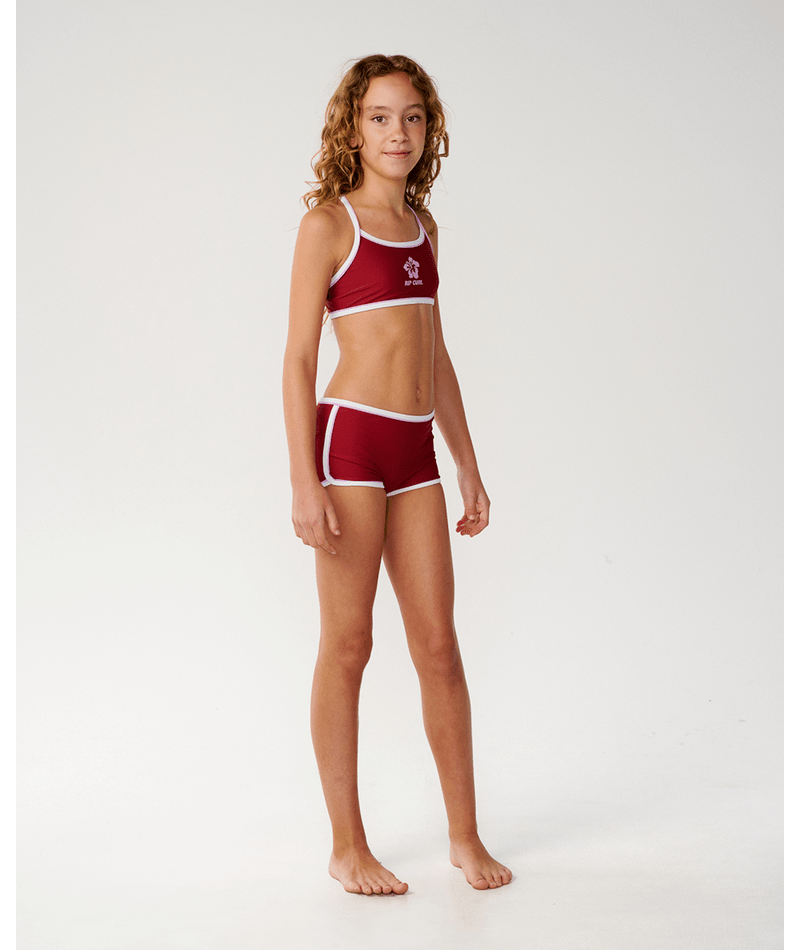Rip Curl Retro Pipe Bikini - Girl in PLUM