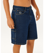 Rip Curl Nu Dose Denim Walkshort in True Indigo
