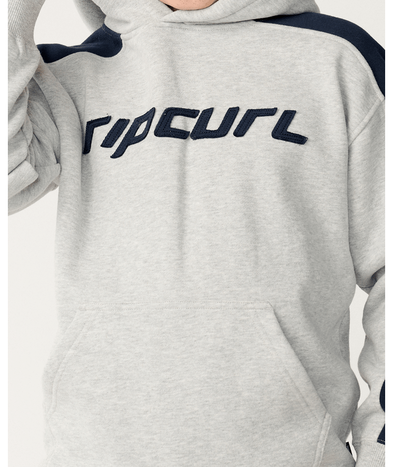 Rip Curl Archive Panel Hood-Boy in GREY MARLE