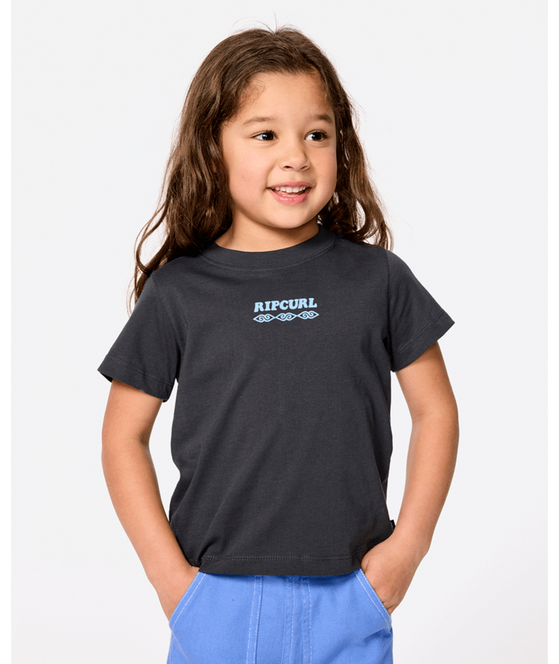 Rip Curl Island Relaxed Art Tee - Girl in WASHED BLACK