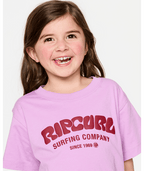 Rip Curl Surf Puff Standard Tee -Girl in BRIGHT LILAC