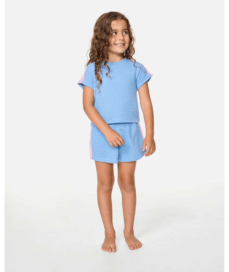 Rip Curl Surf Magic Bobbi Tee-Girl in CORNFLOWER BLUE