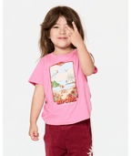 Rip Curl Surf Vista Tee - Girl in BRIGHT PINK