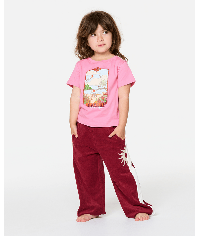 Rip Curl Surf Vista Tee - Girl in BRIGHT PINK