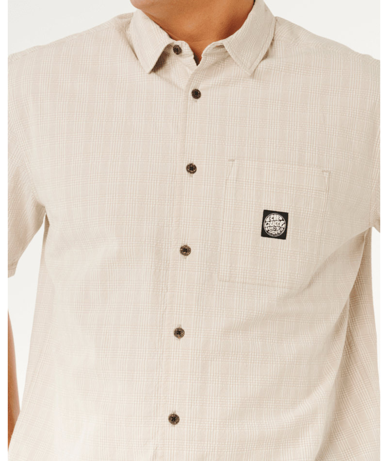 Rip Curl Premium Surf Check S/S in BONE