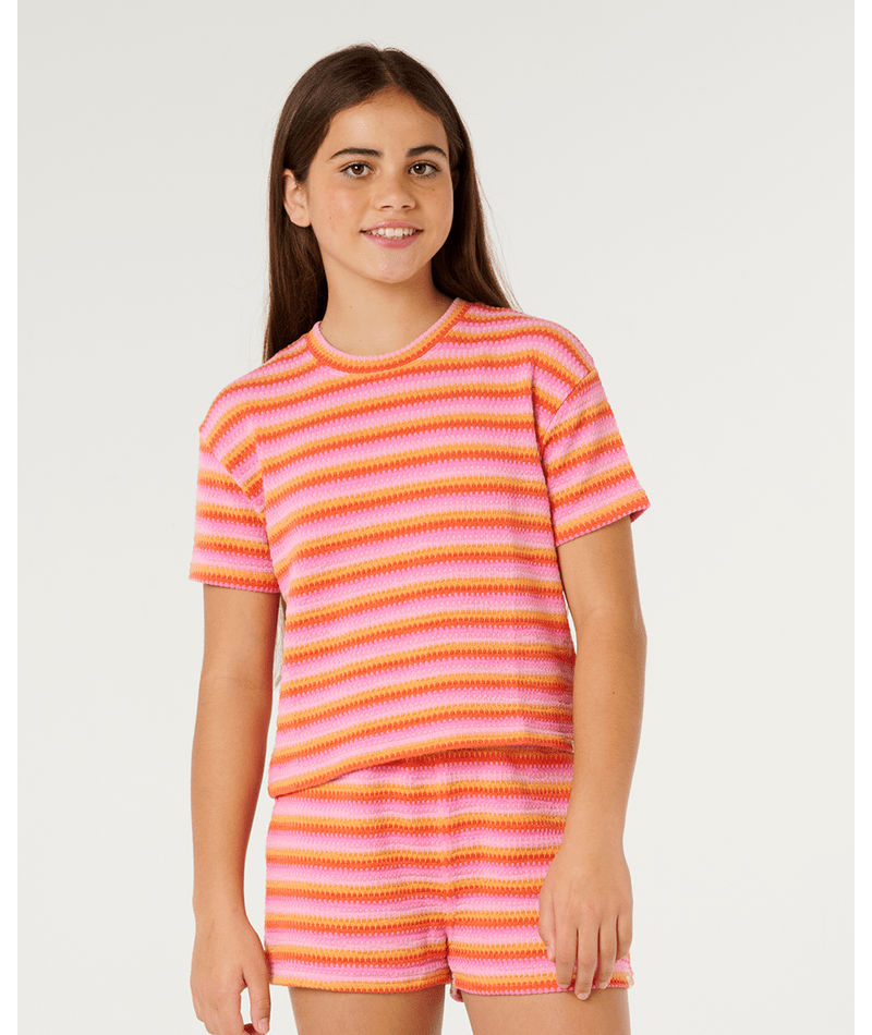 Rip Curl Tropical Dawn Bobbi Tee - Girl in TANGERINE