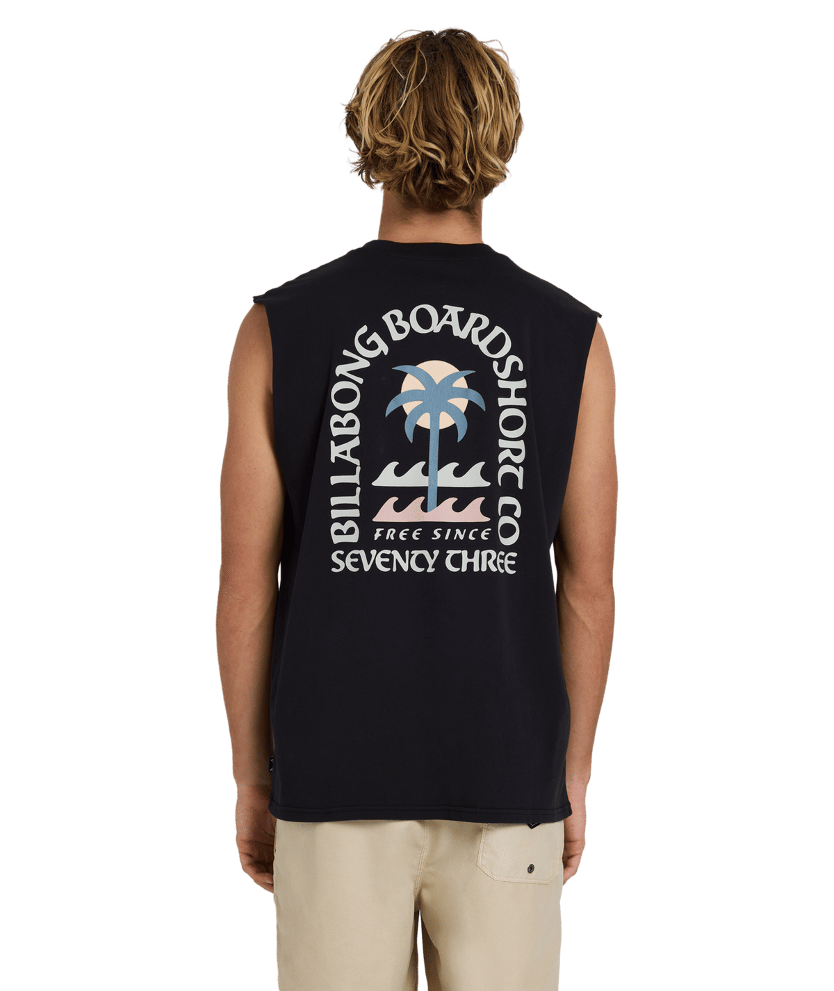 Billabong PORTAL MUSCLE in WASHED BLACK