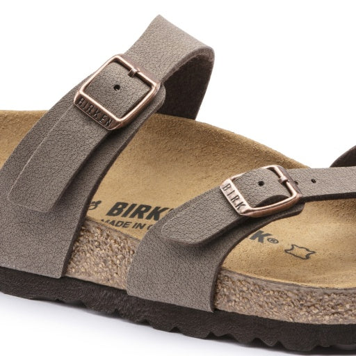 Birkenstock Mayari Mocca Birkibuc Narrow in Mocca