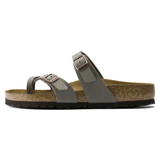 Birkenstock Mayari Stone Birkibuc Regular in Stone