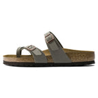 Birkenstock Mayari Stone Birkibuc Regular in Stone
