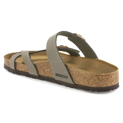 Birkenstock Mayari Stone Birkibuc Regular in Stone