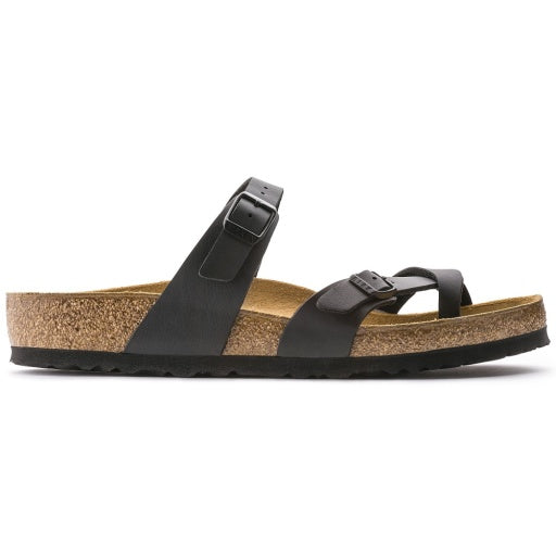 Birkenstock Mayari Black Birko-Flor Narrow in Black