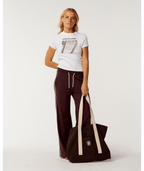 Rip Curl Since 1969 Wide Leg Track Pant in FUDGE