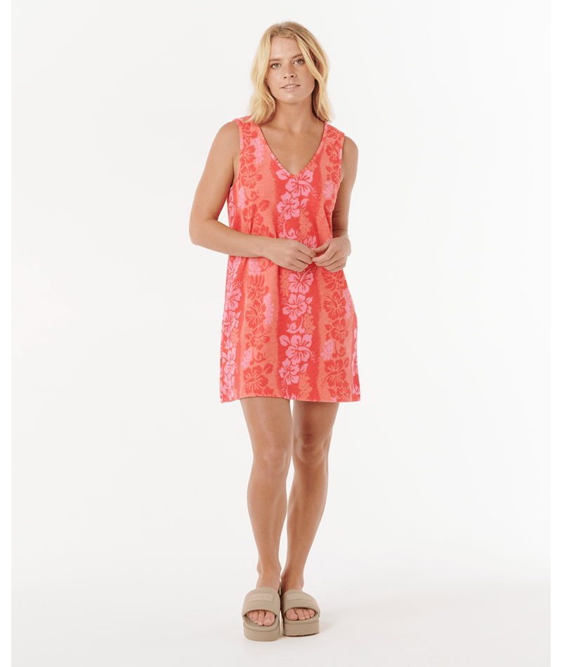 Rip Curl Keepsakes Terry Dress in WATERMELON