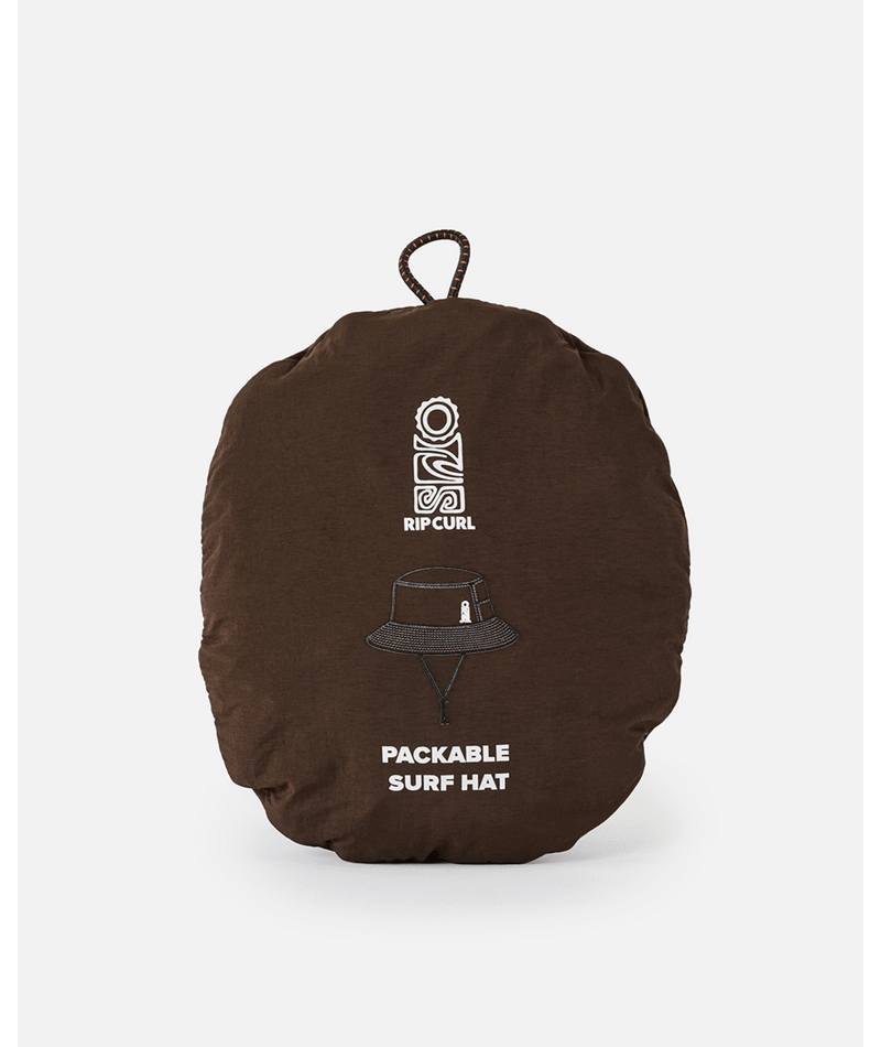 Rip Curl S-Series Packable Upf Surf Hat in DARK BROWN