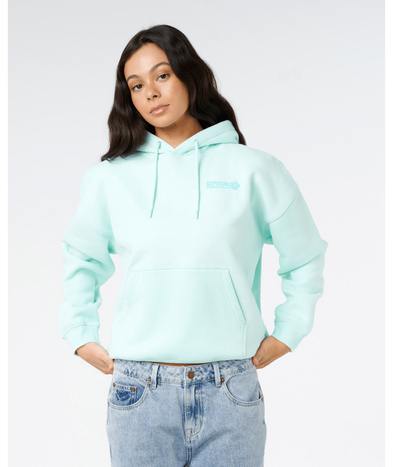 Rip Curl Surf Puff Heritage Hood P/P in LIGHT BLUE