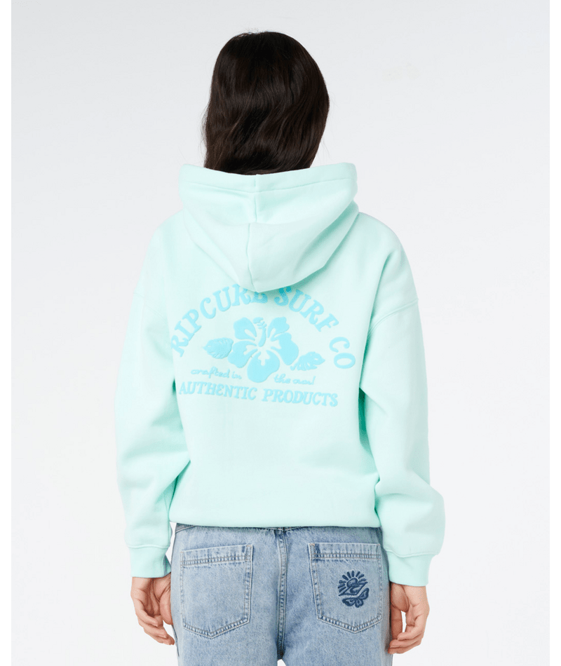 Rip Curl Surf Puff Heritage Hood P/P in LIGHT BLUE