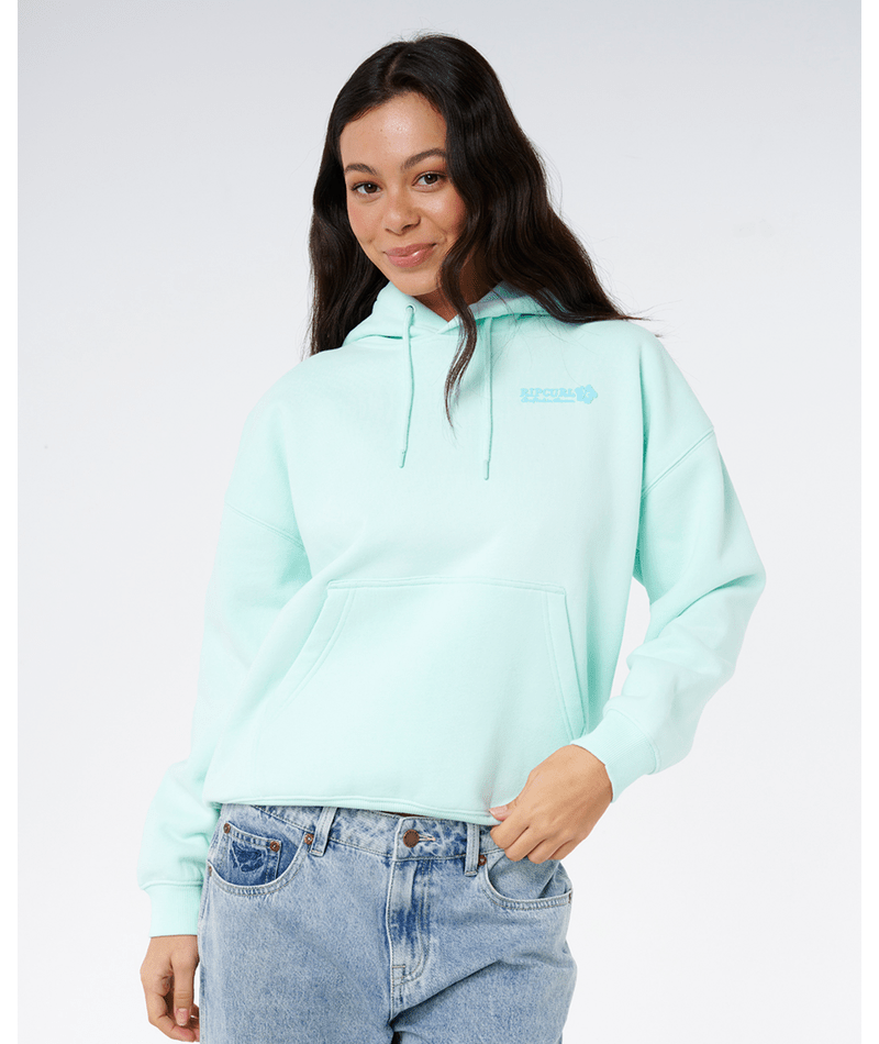 Rip Curl Surf Puff Heritage Hood P/P in LIGHT BLUE