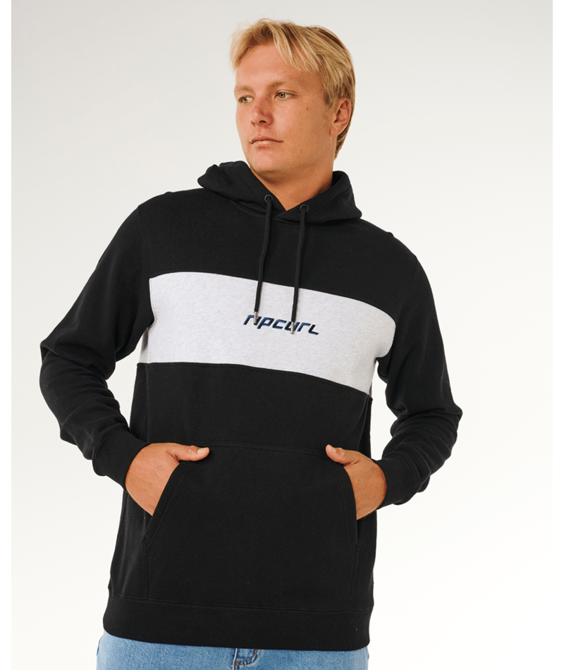 Rip Curl Undertow Hood in BLACK/WHITE