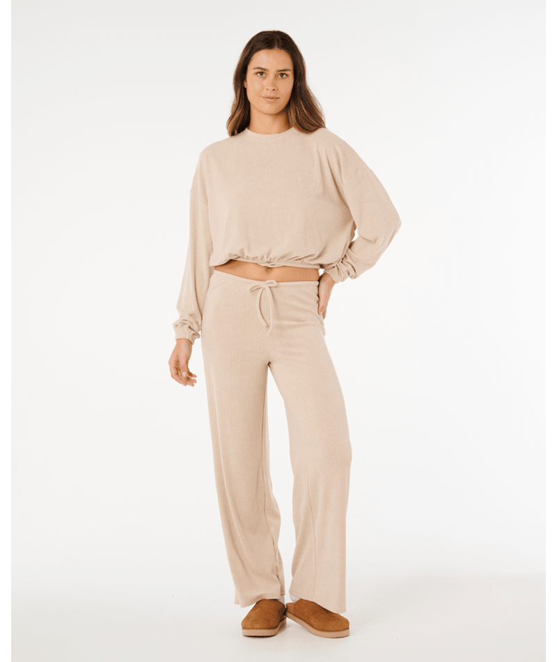 Rip Curl Cosy Cord Crew in NATURAL