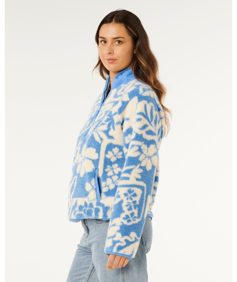 Rip Curl Party Pack Polar Fleece in BLUE